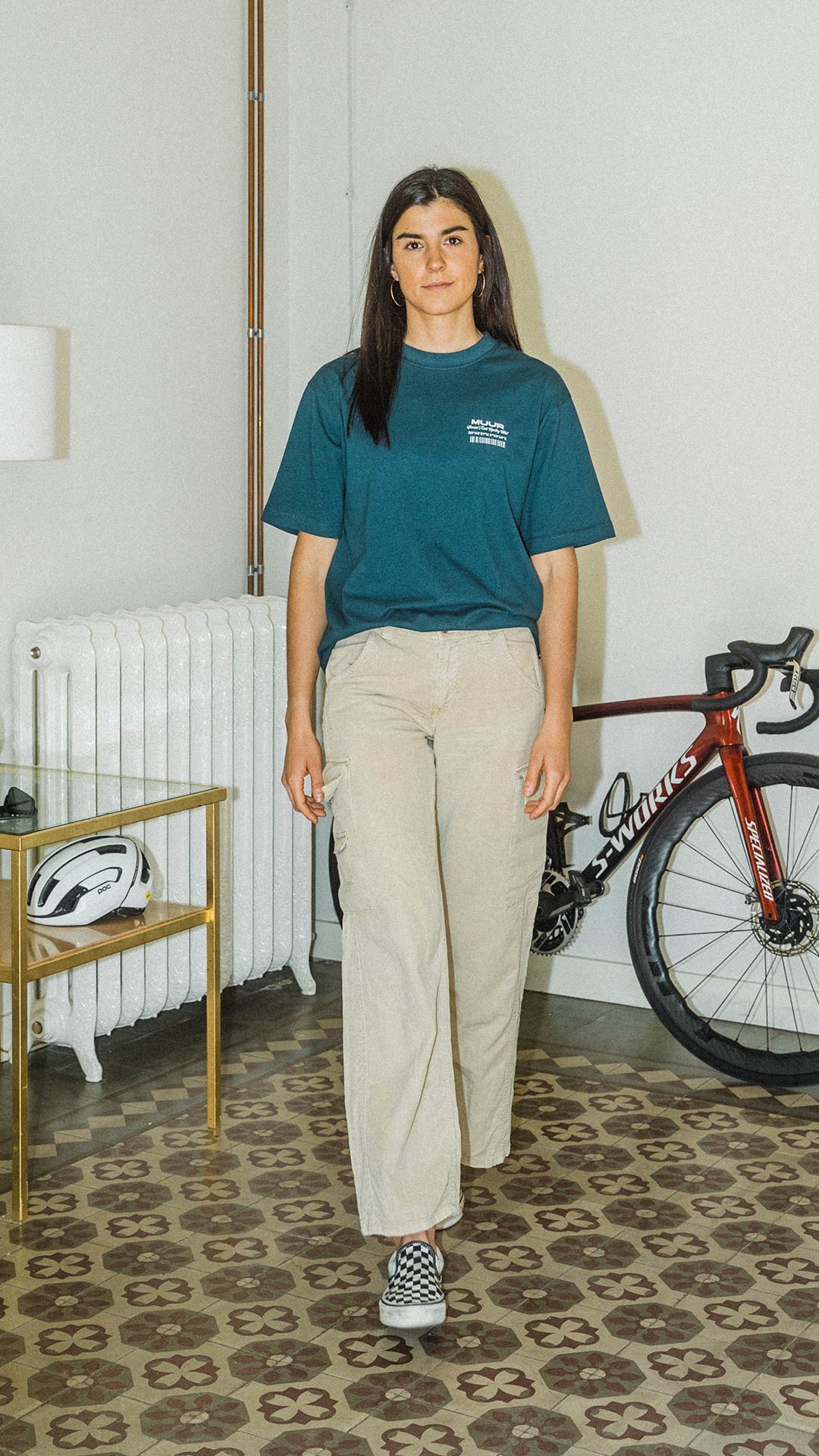 Imagen de Sunset Ride Navy blue Oversize T-Shirt