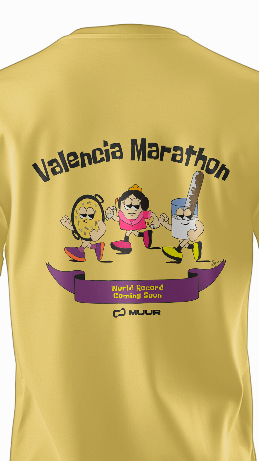 Imagen de Valencia Fallera Yllw running T-shirt